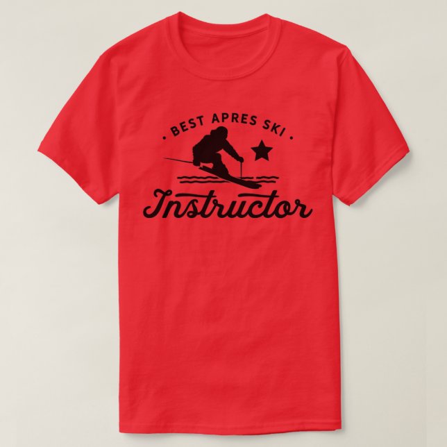 Camiseta Instructor de esquí de Apres 21 (Diseño del anverso)