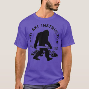 Camiseta Instructor de esquí de Yeti Tee Mountain Ape Snowm