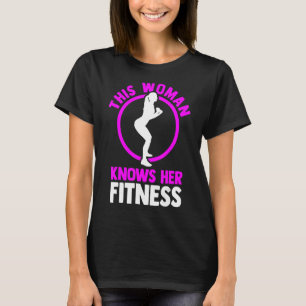 Camiseta Instructor De Fitness Gym Entrenando Esta Mujer Sa