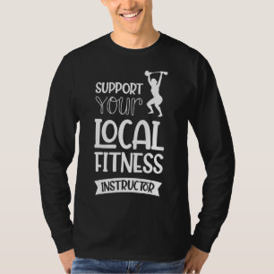 Camiseta Instructor de fitness Soporte de entrenador de fit