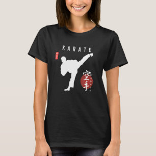 Camiseta Instructor de Karate Calligraphy Kanji japonés Kar