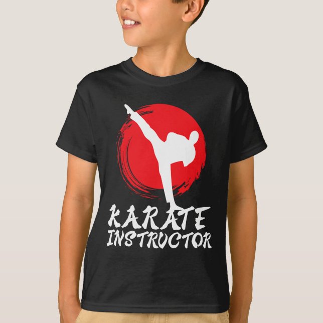 Camiseta Instructor de Karate Profesor de Karate Instructor (Anverso)