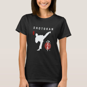 Camiseta Instructor de Karate Shotokan Caligrafía Kanji Jap