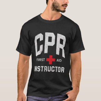 Camiseta Instructor De La Cpr First Aid