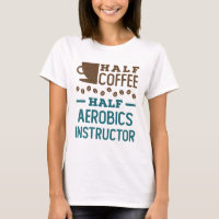 Instructor de medio café de aeróbic