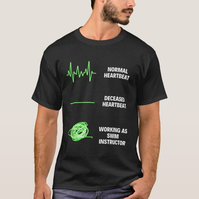 Camiseta Instructor De Natación Instructor De Natación Nata (Anverso)