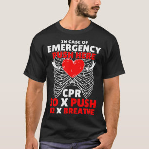 Camiseta Instructor de RCP Primeros Auxilios para Enfermero