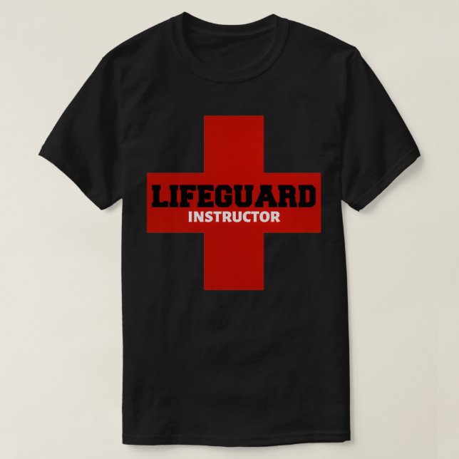 Camiseta instructor de salvavidas (Diseño del anverso)