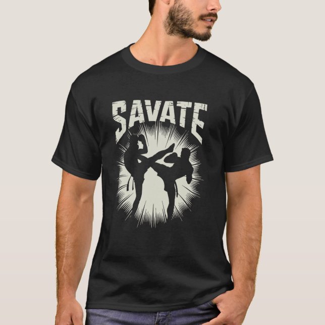 Camiseta Instructor de Savate Artes Marciales Francesas Kic (Anverso)