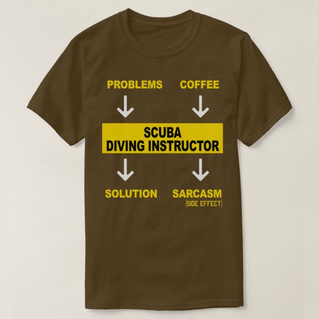 CAMISETA INSTRUCTOR DE SUBMARINISMO 2 DE ESCUBA (Diseño del anverso)
