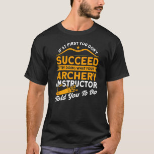 Camiseta Instructor de tiro con arco de caza de Bow