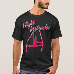 Camiseta Instructor de vuelo aérea SIlks Circus Yoga 