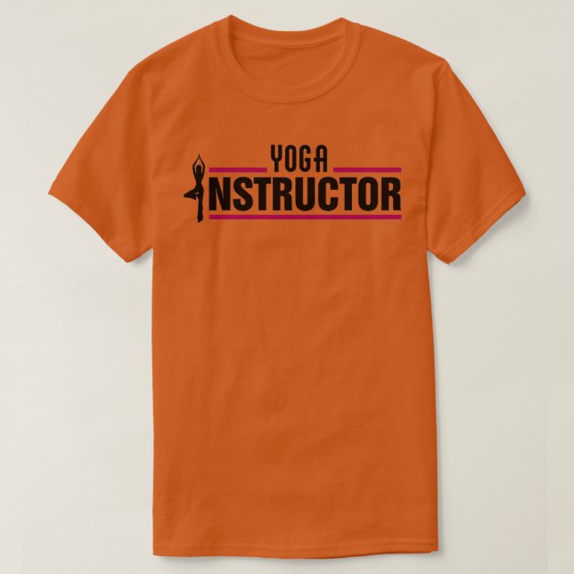 Camiseta Instructor de yoga (Diseño del anverso)