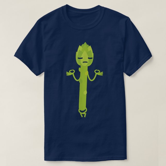 Camiseta Instructor De Yoga Asparagus Lover Vegetable Ve (Diseño del anverso)