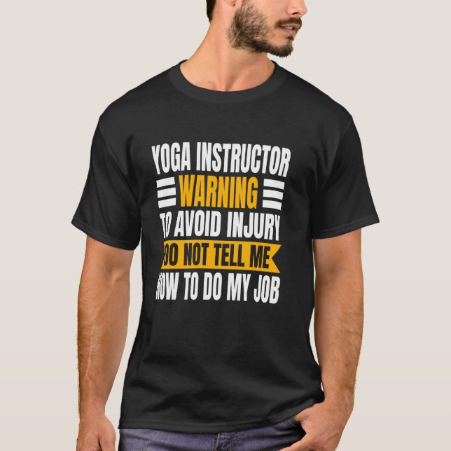 Camiseta Instructor de Yoga Coach Yogini Practicante de Yog (Anverso)