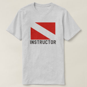 Camiseta Instructor del buceo con escafandra