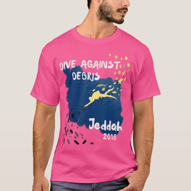 Camiseta Instructor Diving Jeddah 2018 (Anverso)