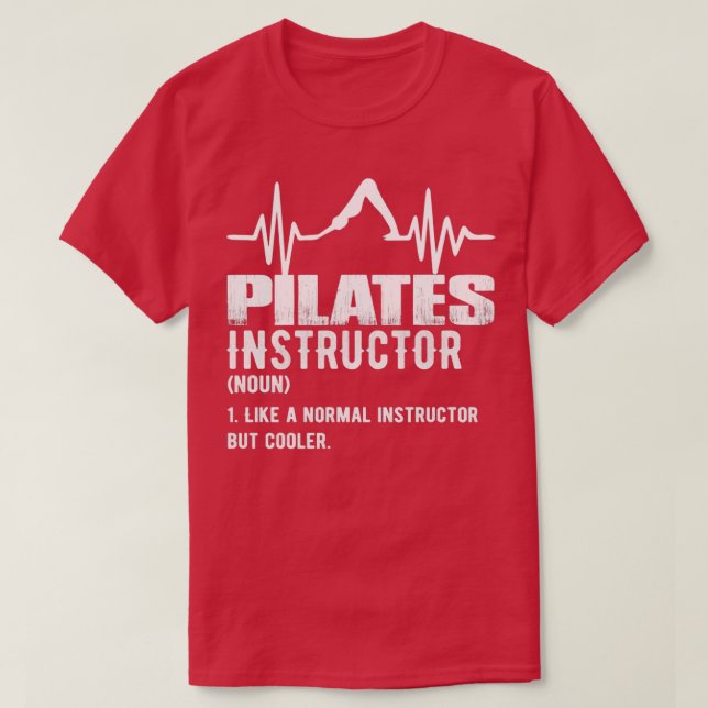 Camiseta Instructor Funny Pilates (Diseño del anverso)