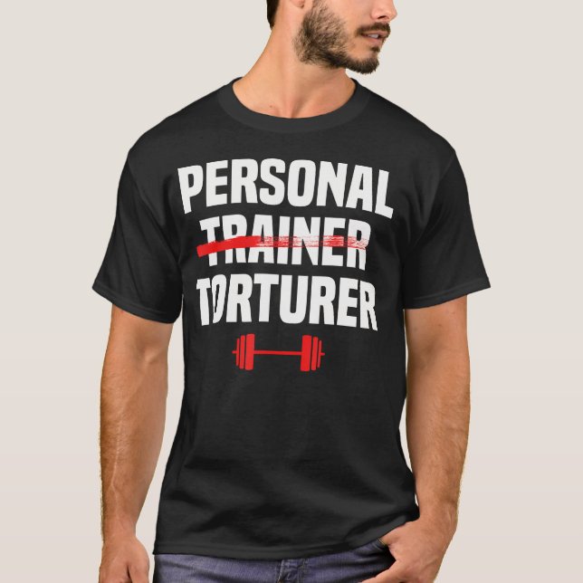 Camiseta Instructor personal de fitness Ejercicio de gimnas (Anverso)