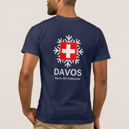 Camiseta Instructor Suiza del Apres-Esquí de DAVOS