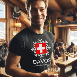 Camiseta Instructor suizo de esquí Apres-Ski de Davos