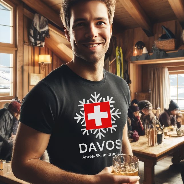 Camiseta Instructor suizo de esquí Apres-Ski de Davos (Subido por el creador)