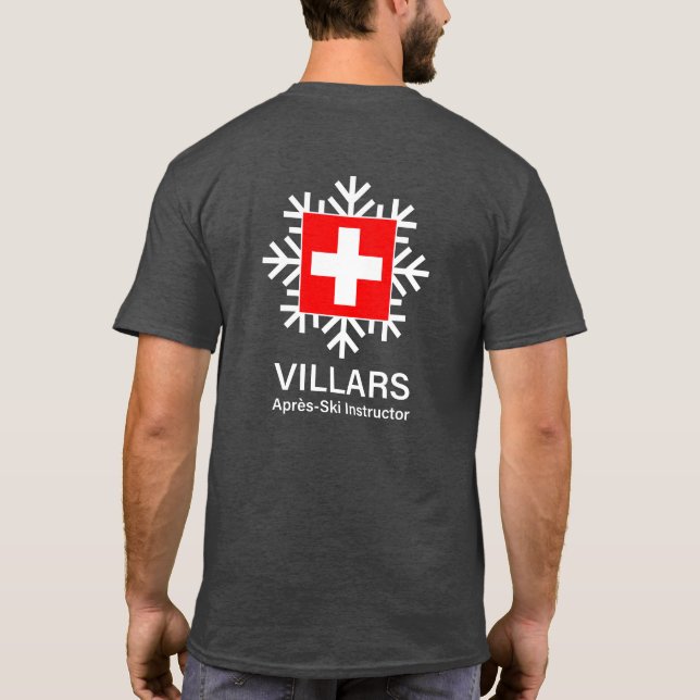 Camiseta Instructor Villars Apres-Ski Suiza (Reverso)