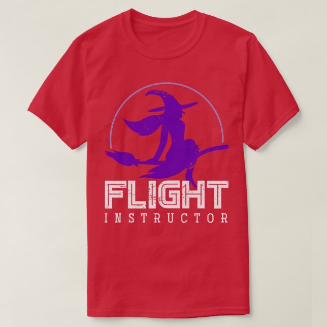 Camiseta Instructor Vintage Flight Witch (Diseño del anverso)