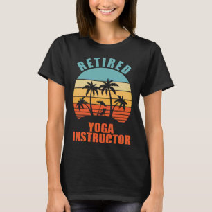 Camiseta Instructor Yoga retirado Yogi Jubilación Feliz