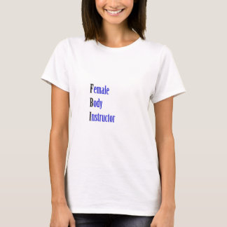 Camiseta Instructora corporal femenina