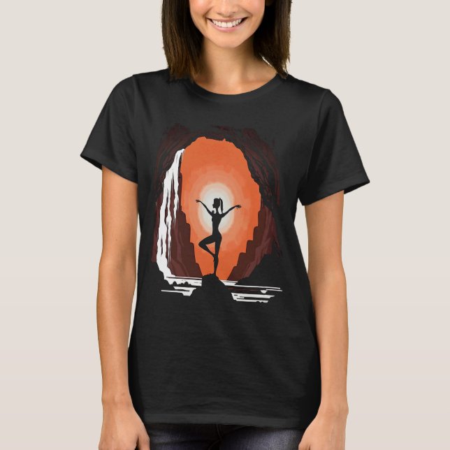 Camiseta Instructora De Meditación De Yoga Para Mamá Hacien (Anverso)