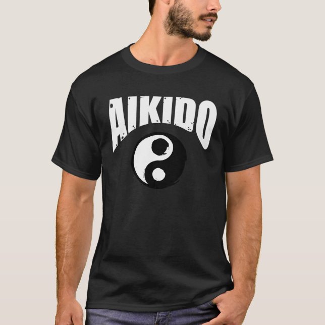 Camiseta Instructores de Aikido Aikidoka o Aikido principia (Anverso)