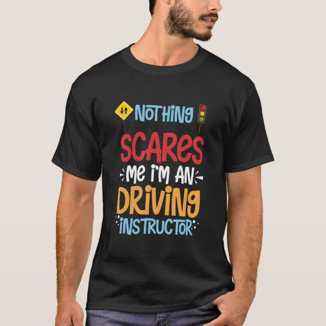 Camiseta Instructores de conducción en la escuela Enseñanza (Anverso)