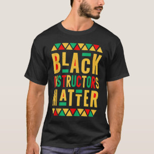 Camiseta Instructores Negros Importan Profesor Melanizado N
