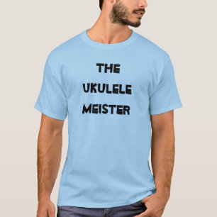 Camiseta Instrumento atado Musical de Meister del Ukulele