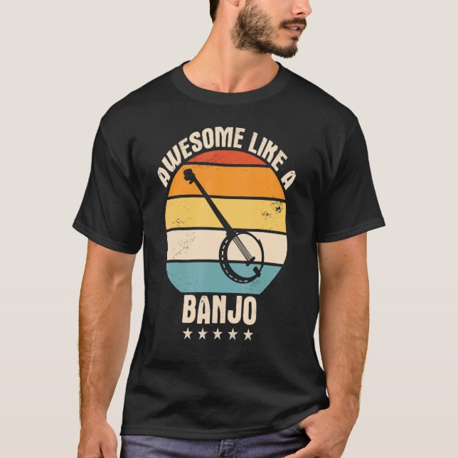 Camiseta Instrumento Banjo (Anverso)