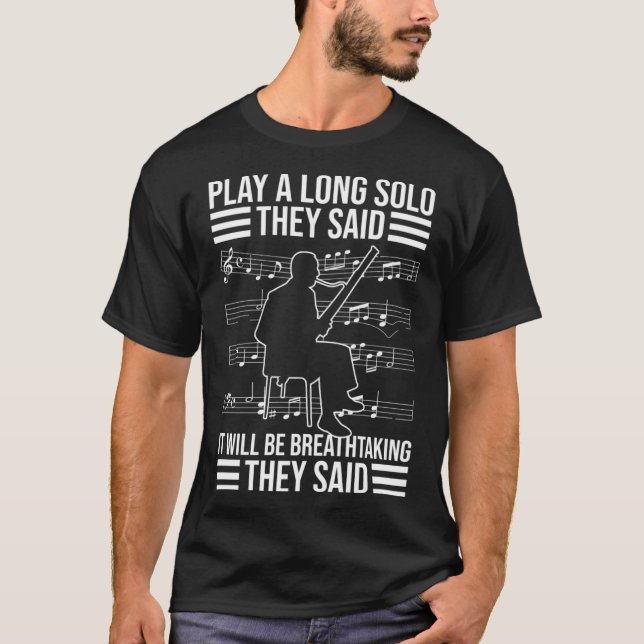 Camiseta Instrumento Bassoon Y Woodwind (Anverso)