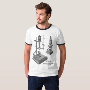 Camiseta INSTRUMENTO Científico Antiguo Microscopio del Sig