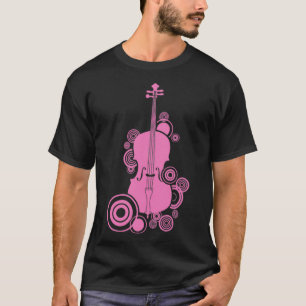 Camiseta Instrumento de cadena de violín Cello Violoncello 