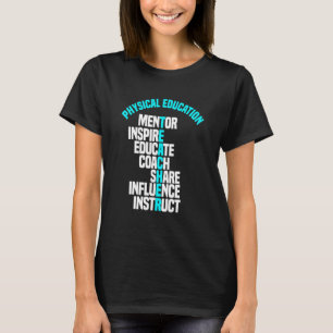 Camiseta Instrumento de Educación Física del Entrenador de