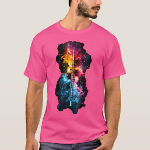 Camiseta Instrumento De Flauta Sobre La Flauta Pintada Colo