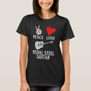 Camiseta Instrumento de guitarra de acero al pedal Guitaris