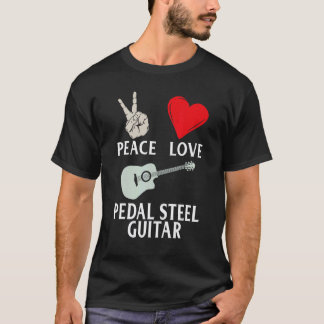 Camiseta Instrumento de Guitarra de Pedal de Acero Guitarri