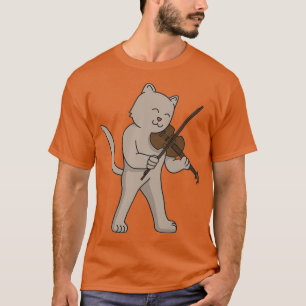 Camiseta Instrumento de juego de violín de regalo para gato