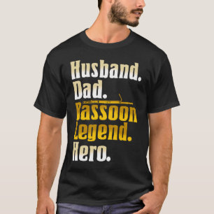Camiseta Instrumento de jugador de Bassoon para Bassoonist