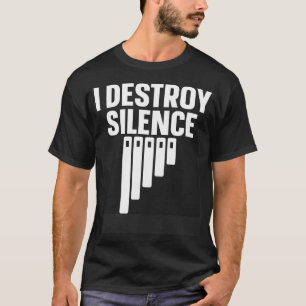 Camiseta Instrumento de Marimba Destruyo Silencio