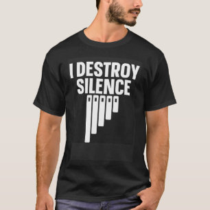Camiseta Instrumento de Marimba Destruyo Silencio