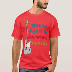 Camiseta Instrumento de música del guitarrista eléctricoGra