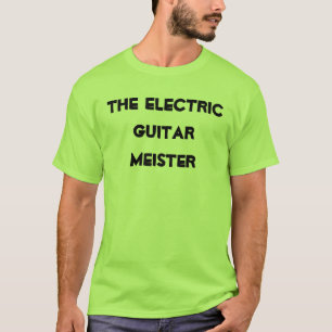 Camiseta Instrumento de música rock de guitarra eléctrica