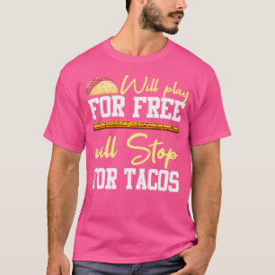 Camiseta Instrumento de Músico F de Cita Taco Flute Shirt F